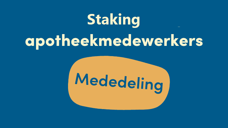 Staking apotheekmedewerkers